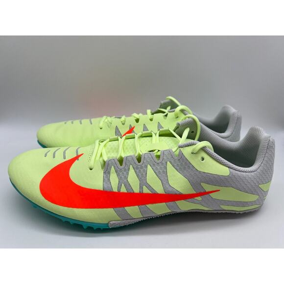 Nike Zoom Rival S 9 Track & Field Barley Volt 907564 701 Men Size 14 NEW - Picture 2 of 12